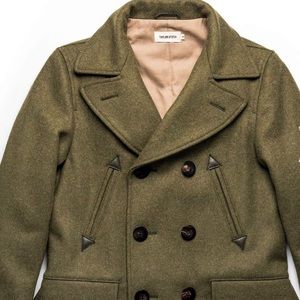 Taylor stitch olive green coat